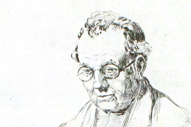 Portrait dessiné de l'abbé Letacq