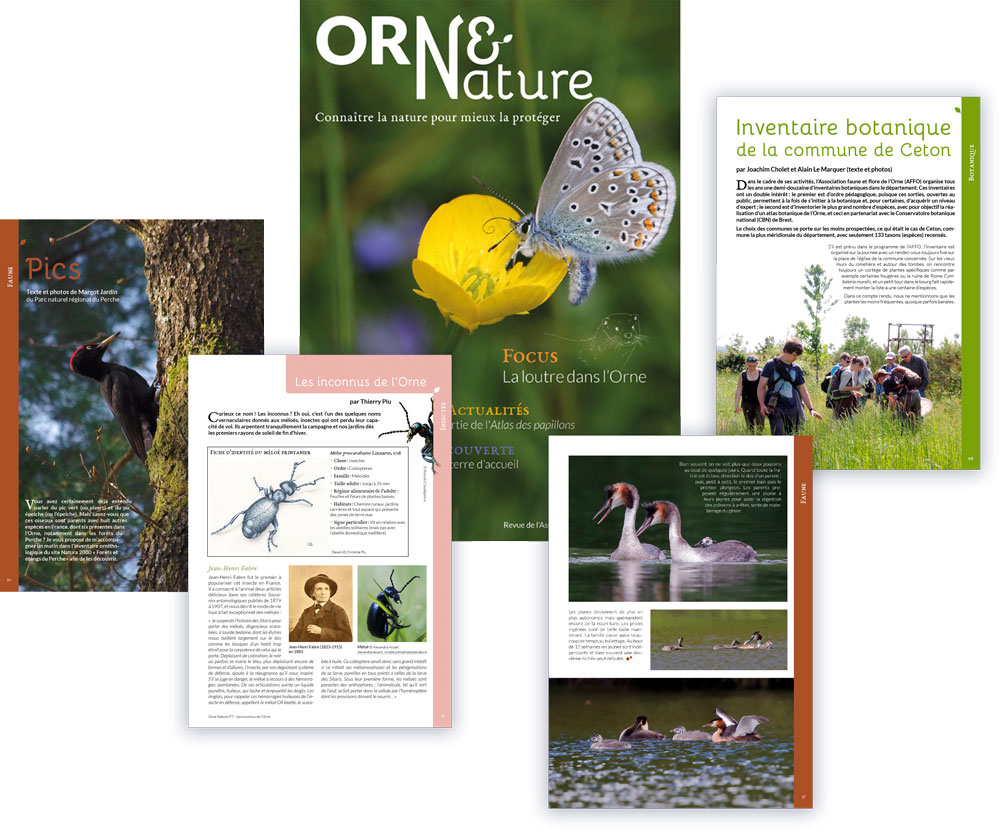 Pages de la revue Orne nature